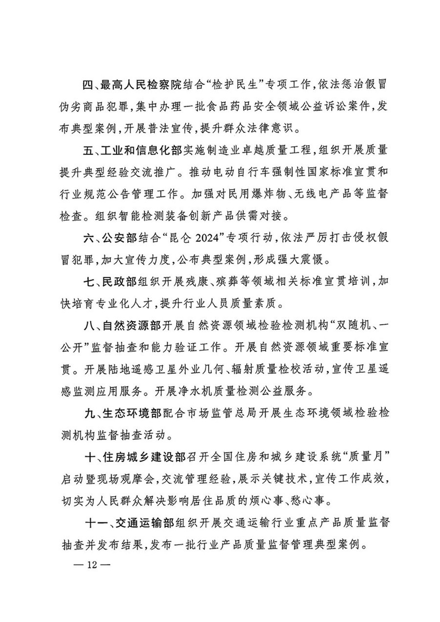 中國質(zhì)量檢驗(yàn)協(xié)會(huì)關(guān)于轉(zhuǎn)發(fā)《關(guān)于開展2024年全國&ldquo;質(zhì)量月&rdquo;活動(dòng)的通知》的函（質(zhì)檢協(xié)函〔2024〕116號(hào)）