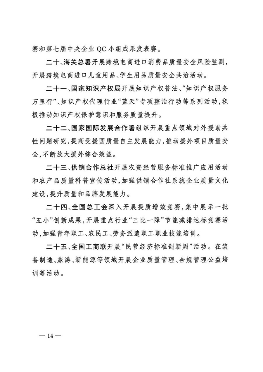 中國質(zhì)量檢驗(yàn)協(xié)會(huì)關(guān)于轉(zhuǎn)發(fā)《關(guān)于開展2024年全國&ldquo;質(zhì)量月&rdquo;活動(dòng)的通知》的函（質(zhì)檢協(xié)函〔2024〕116號(hào)）
